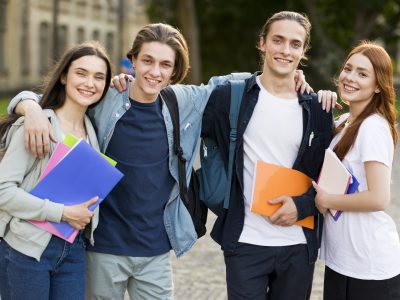group-young-students-happy-be-reunited group-young-students-happy-be-reunited